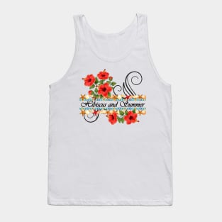 Hibiscus and Summer-Summer flowers Tank Top